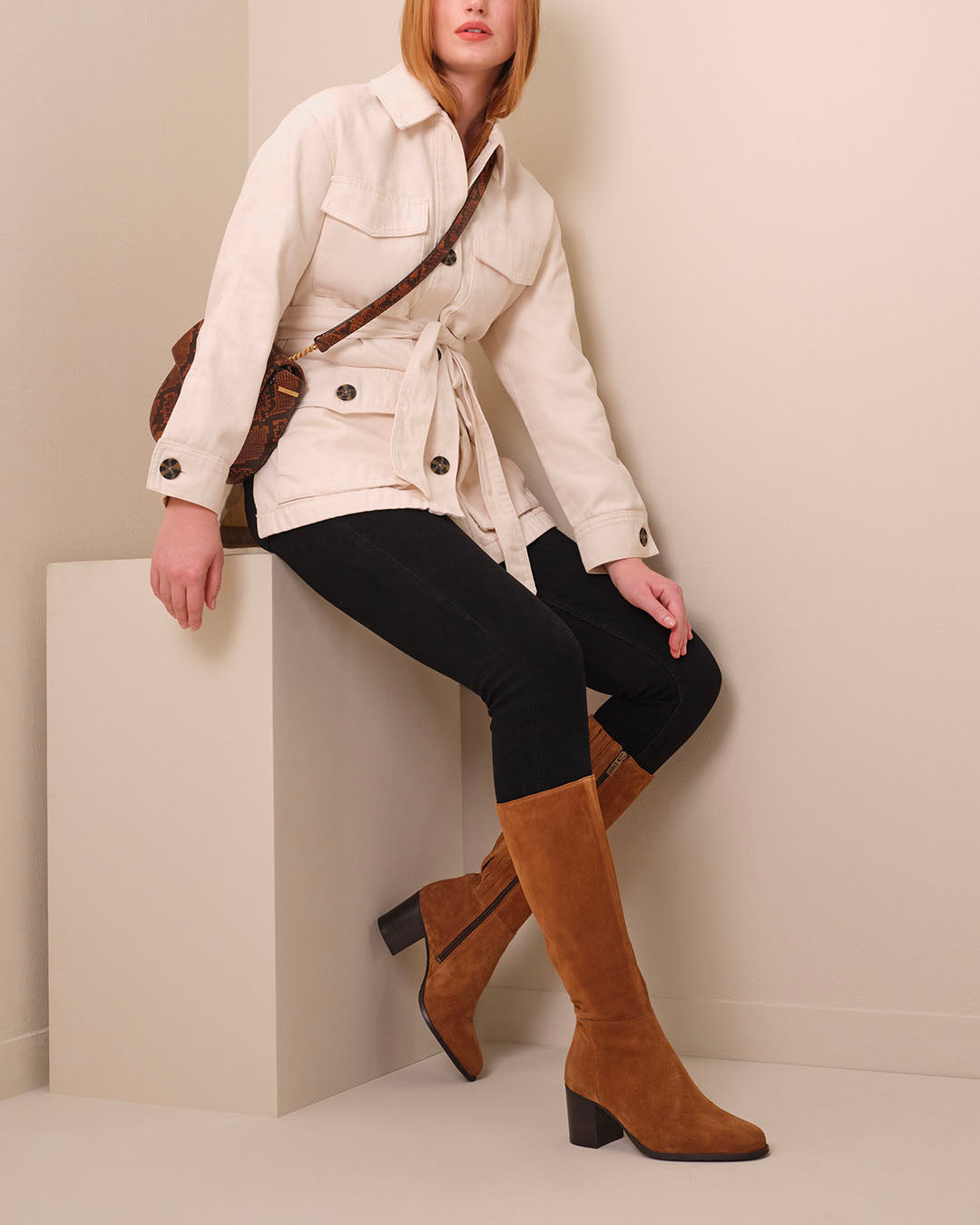 Narrow Calf Tan Boots DuoBoots