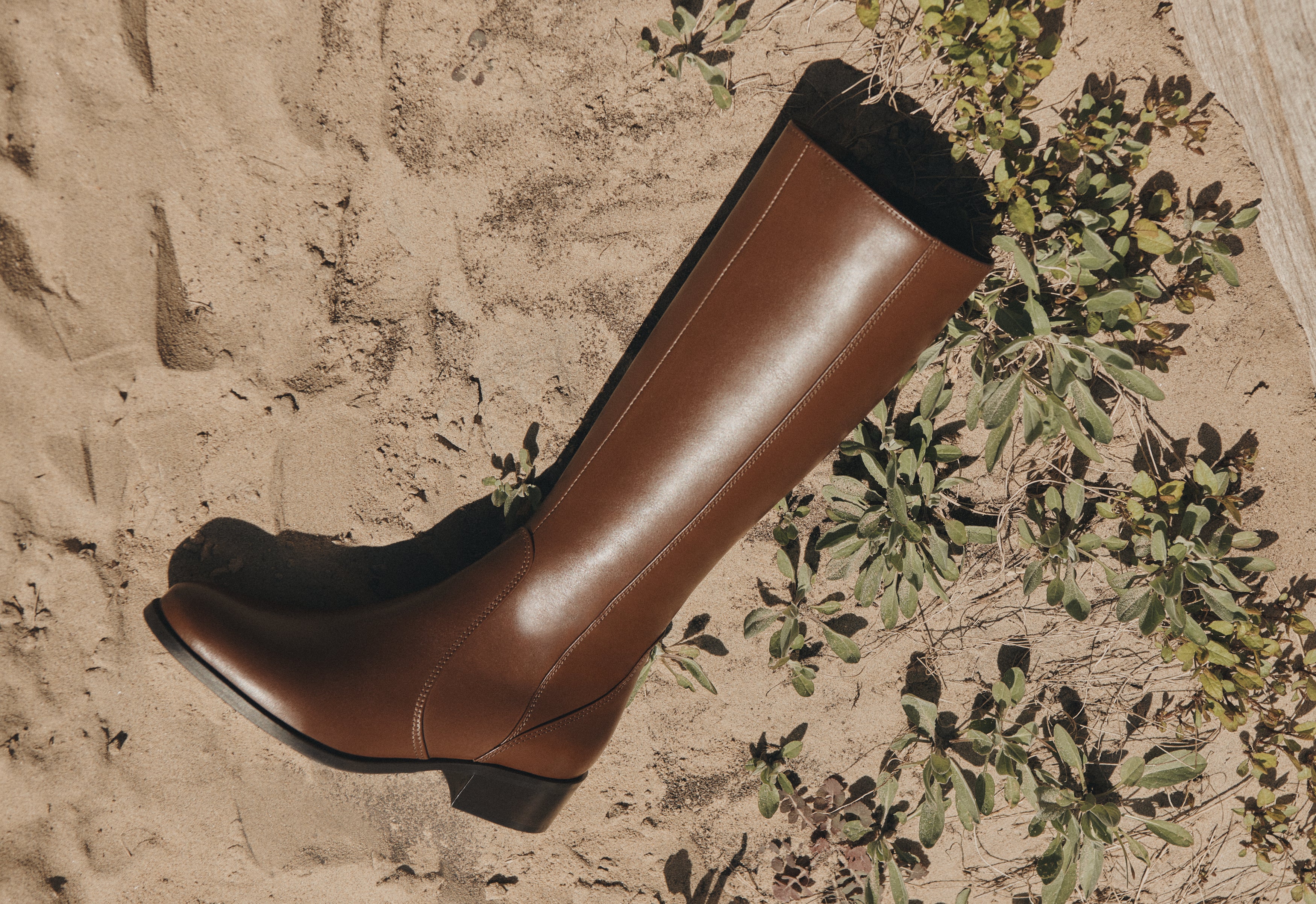 Women's Haltham Standard Knee High Boots in Brown Leather DuoBoots