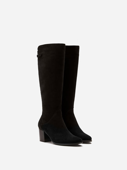Arrie Suede Heel in Black