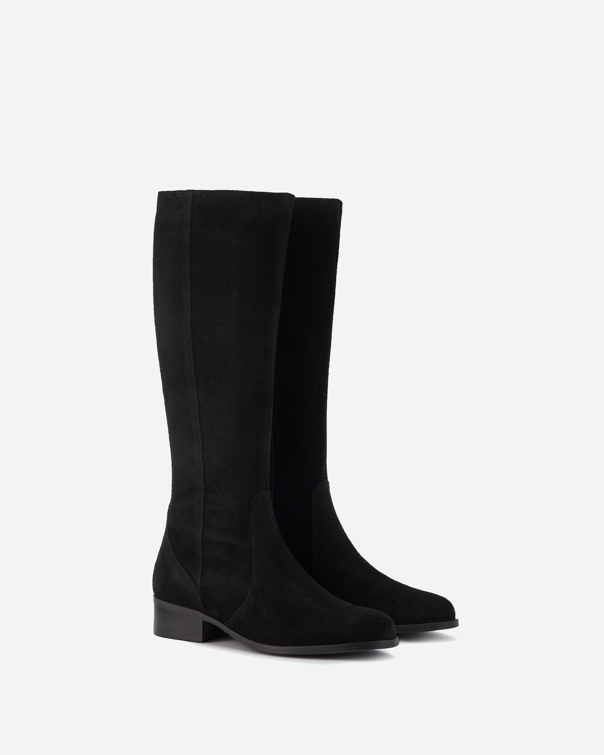 Womens suede knee on sale high boots