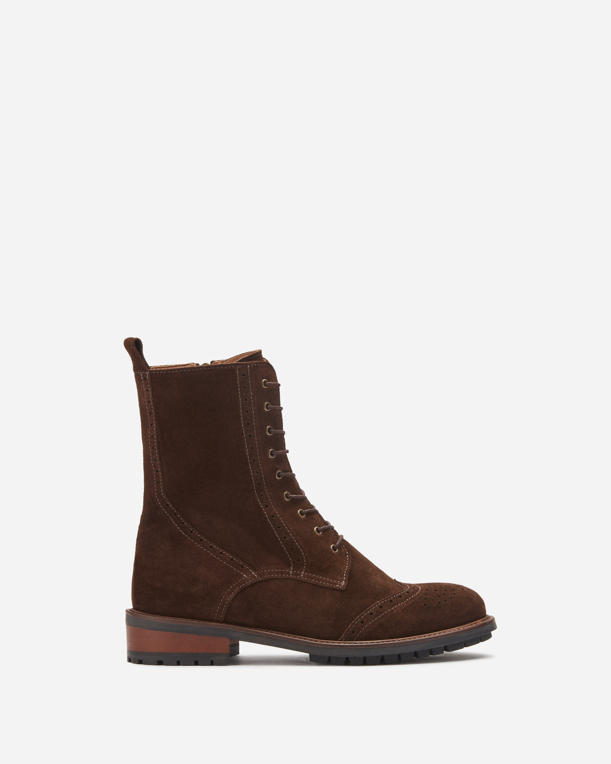 Balla Ankle Boots in Dark Brown Suede DuoBoots
