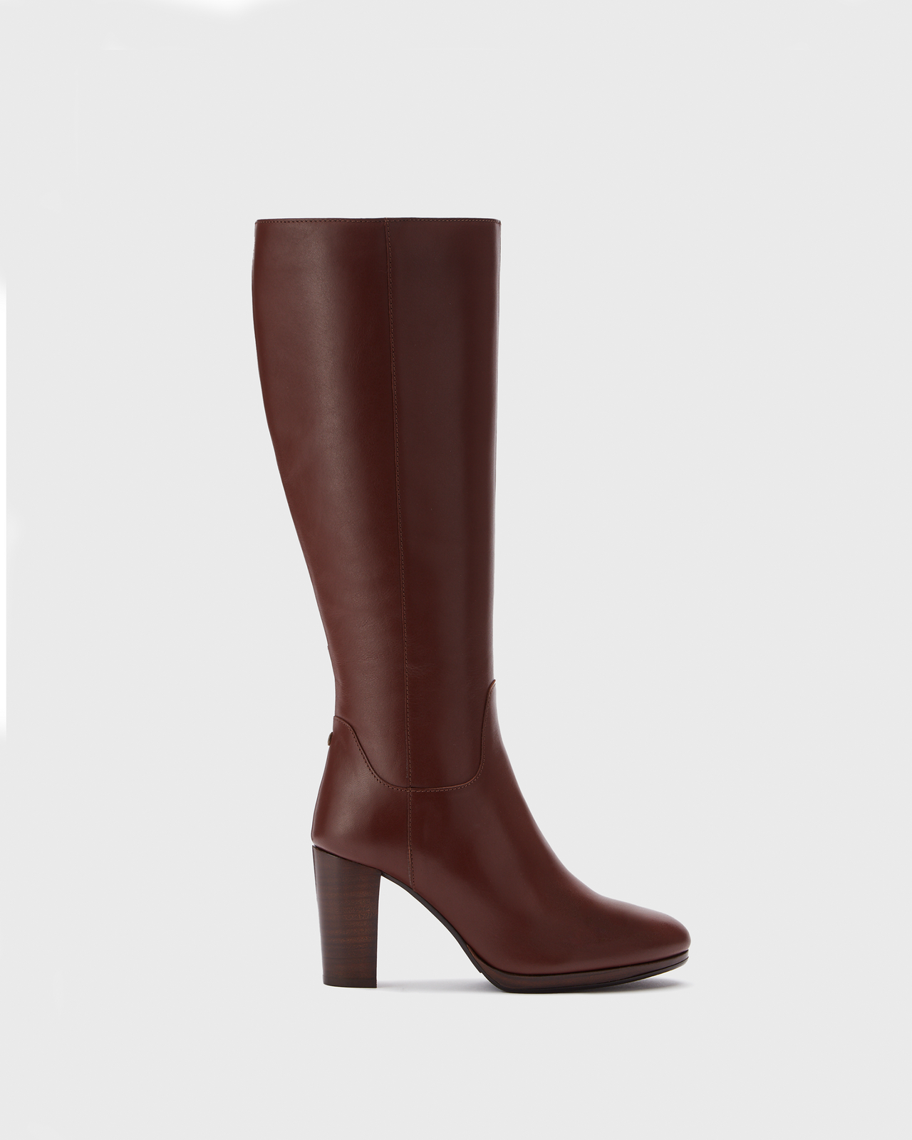 Belmore Knee High Boots in Tan Suede
