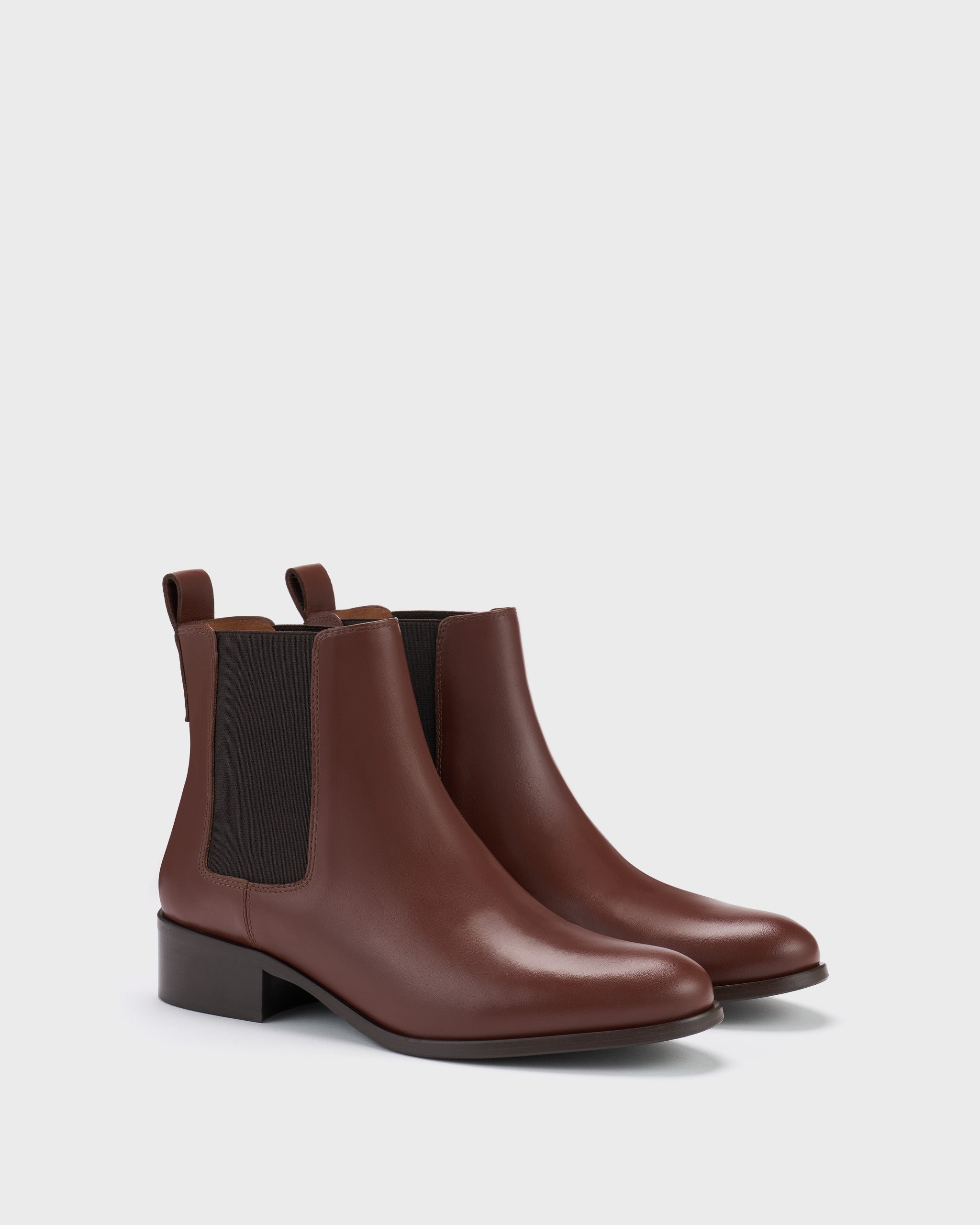 Haltham Black Leather Chelsea Ankle Boots DuoBoots