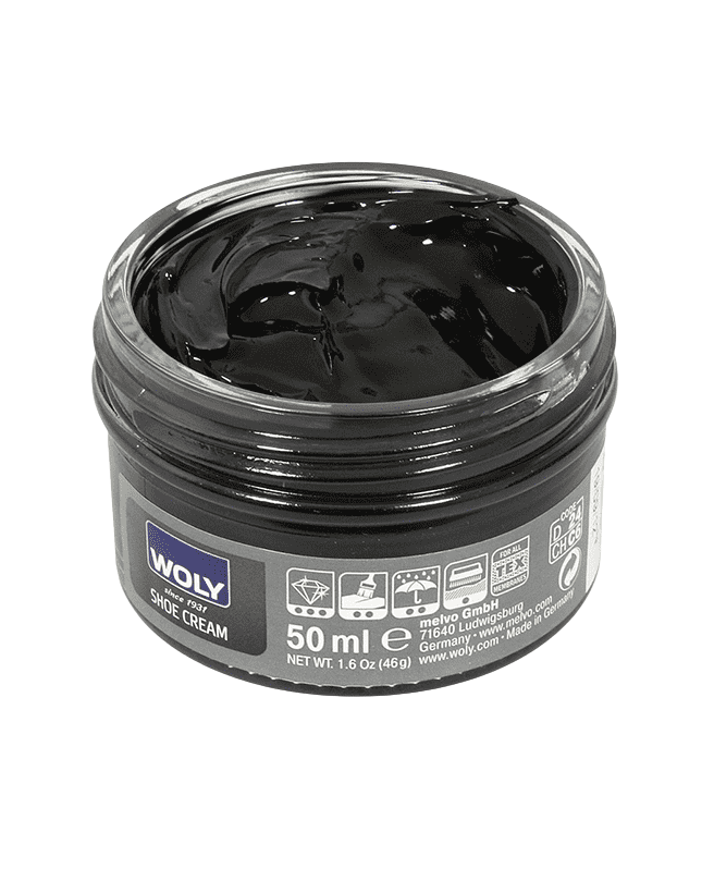WOLY Leather Cream 50ml - Black - DuoBoots