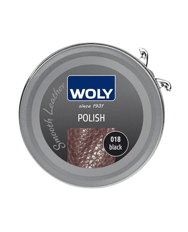WOLY Leather Polish 50ml - Black - DuoBoots